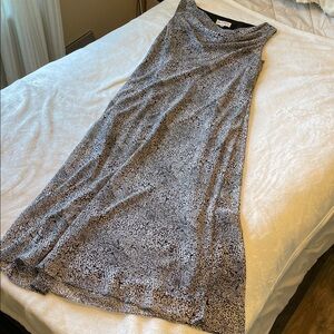 Studio I Black and White Patterned Maxi Dress